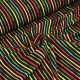 chili smiles - stripes in jet - printed jersey fabric