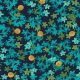 little sewist - sunlit blooms in navy - designer cotton fabric