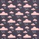 believe - swinging on a star in stone - designer cotton fabric