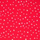 milky way in red - designer cotton fabric