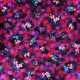 bright side - scattered floral in berry - designer cotton fabric