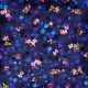 bright side - scattered floral in midnight - designer cotton fabric