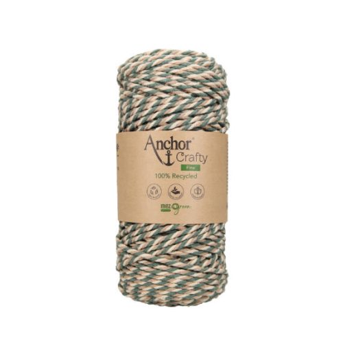 lagoon mix (201) - 3 mm - Anchor Crafty Fine macrame yarn