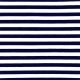 stripes navy and white - printed jersey fabric